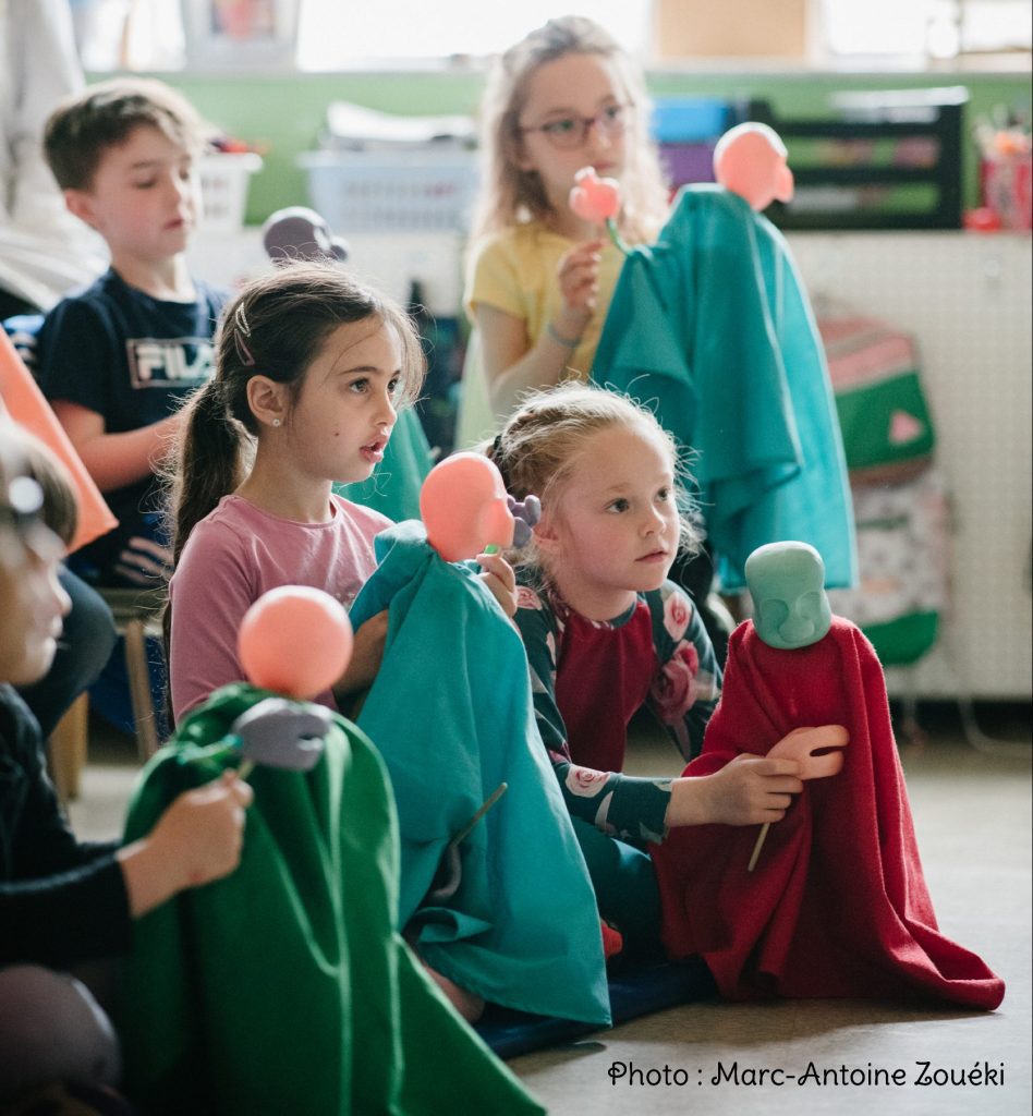 Atelier de manipulation de marionnettes