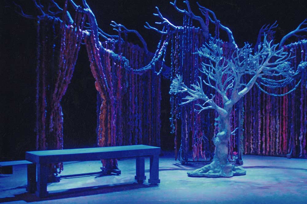 Balade au pays de la forêt qui marche, Théâtre de Sable, 2008. Photo Louise Leblanc
