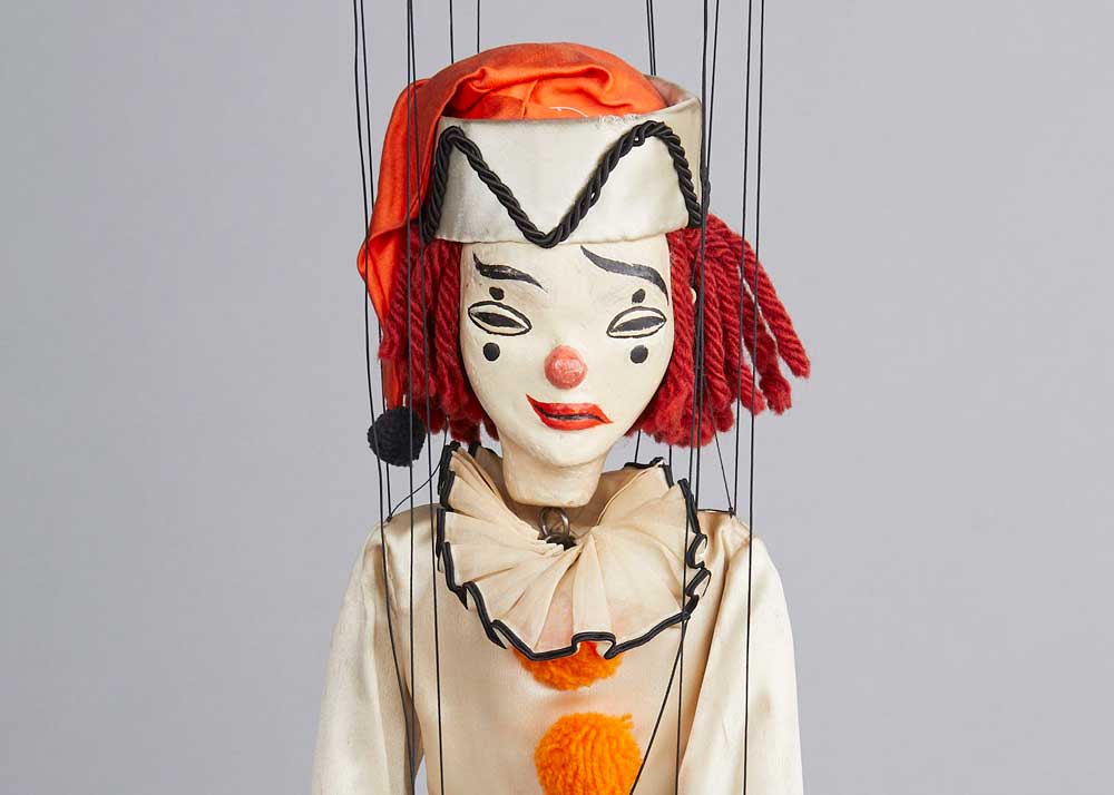 Petrouchka, marionnette de Micheline Legendre