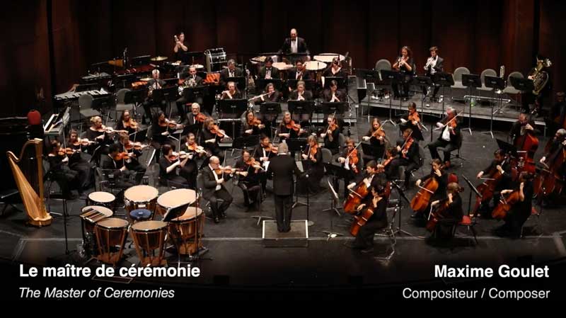 Vidéo orchestre jouant Défilé de marionnettes